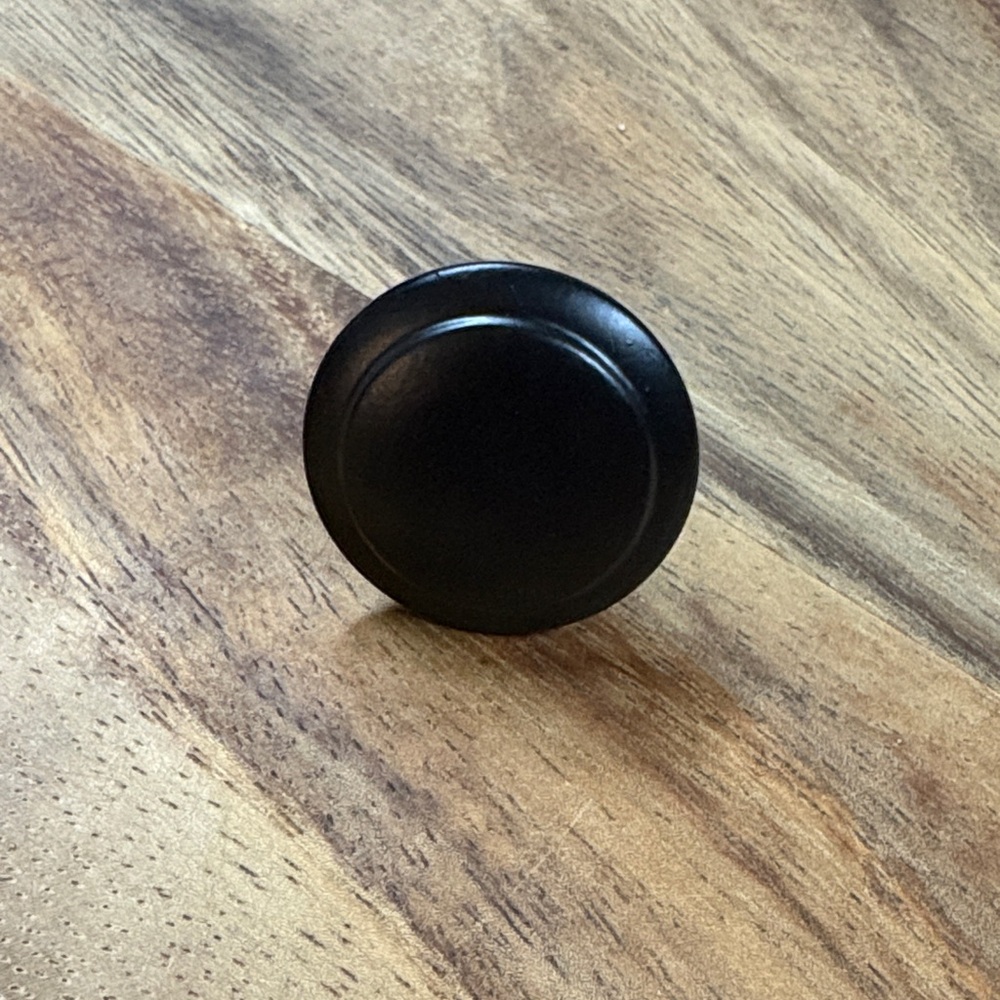 Black Round Knob